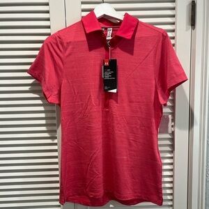 Women’s Under Armour Golf Heat Gear moisture wicking top NWT